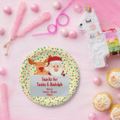 Namen für Snacks für Santa Rudolph 7" Pappteller (Party)