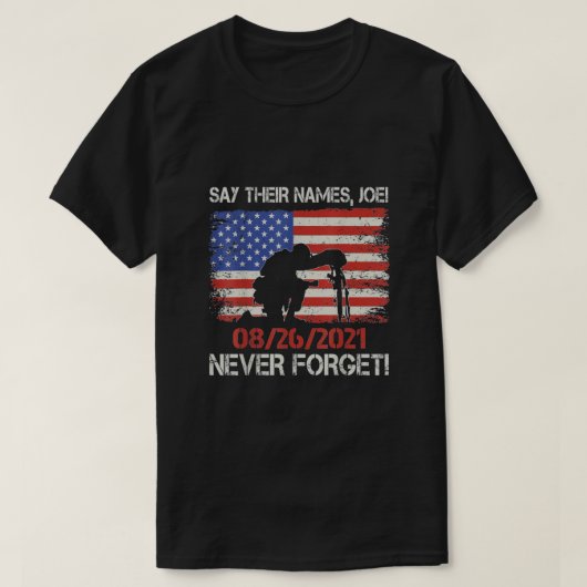 Namen gefallener Soldaten 13 Helden T-Shirt (Design vorne)