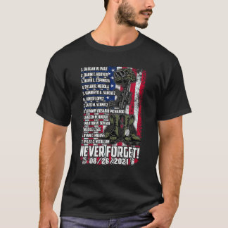 Namen gefallener Soldaten 13 Helden vergessen niem T-Shirt