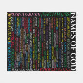 NAMEN GOD FLEECEDECKE (Vorderseite (Horizontal))