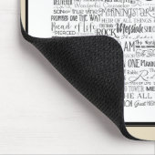 Namen Gottes auf Tan Mousepad (Ecke)