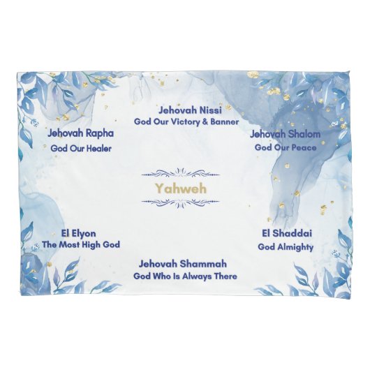 Namen Gottes Pillowcase Sei 0f 2 Kissenbezug (Vorderseite-Links)