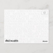 NAMEN GOTTES POSTKARTE (Rückseite)