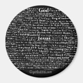Namen Gottes und Jesus gotGod316.com Magnet (Vorne)