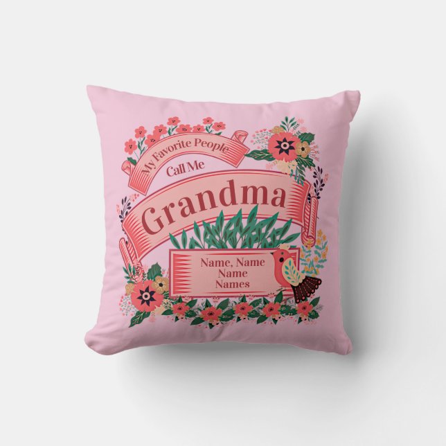 Namen hinzufügen ändern ALLE Textfavoriten, die ic Kissen (Vorderseite)