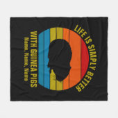 Namen hinzufügen Ändern Sie den gesamten Text, Bes Fleecedecke (Vorderseite (Horizontal))