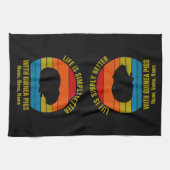 Namen hinzufügen Ändern Sie den gesamten Text, Bes Geschirrtuch (Horizontal)