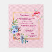 Namen hinzufügen, jeden Text ändern, den wir in di Fleecedecke (Vorderseite)