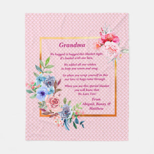 Namen hinzufügen, jeden Text ändern, den wir in di Fleecedecke