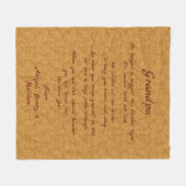 Namen hinzufügen, jeden Text ändern, den wir in di Fleecedecke (Vorderseite (Horizontal))