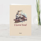 Namen hinzufügen, Motor-Valentinen des roten/braun Karte (Rückseite)