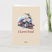 Namen hinzufügen, Motor-Valentinen des roten/braun Karte (Rückseite)