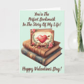 Namen hinzufügen, perfektes Lesezeichen, grüner Va Karte (Vorderseite)