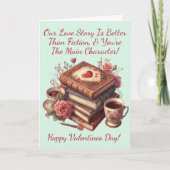 Namen hinzufügen, unsere Liebe besser als Fiktion  Karte (Vorderseite)