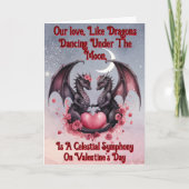 Namen hinzufügen, unsere Liebe wie Drachen unter d Karte (Vorderseite)