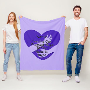 Namen hinzufügen verändert das gesamte Textherz  Fleecedecke