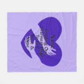 Namen hinzufügen verändert das gesamte Textherz un Fleecedecke (Vorderseite (Horizontal))