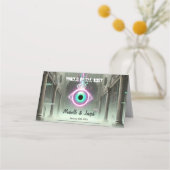 👁️ "Namen im Nebel" Weiße Platzkarte 👁️ (Rückseite)