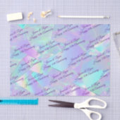 Namen jedes Jahr Jubiläum PurpleScript Iridescent Seidenpapier (Handwerk)