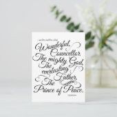 Namen Jesu Christi Postkarte (Stehend Vorderseite)