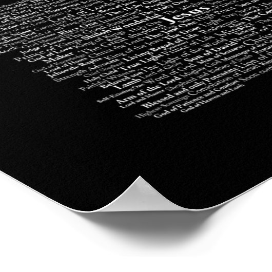 Namen Jesu gotGod316.com Poster (Ecke)