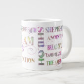 Namen Jesu Jumbo-Tasse (Vorderseite Rechts)