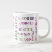 Namen Jesu Jumbo-Tasse (Rechts)