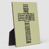 Namen Jesu Kreuzes Fotoplatte (Seite)