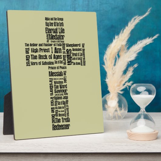 Namen Jesu Kreuzes Fotoplatte (Seite)