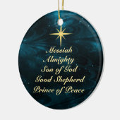 Namen Jesu - Maßgeschneiderte Weihnachtsschmuck (Links)