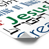Namen Jesu Poster (Ecke)
