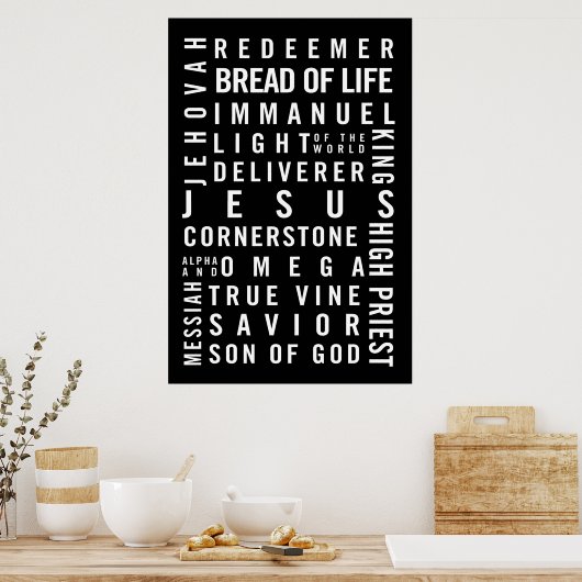 Namen Jesu Poster (Küche)