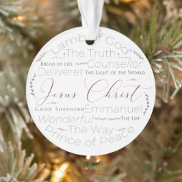 Namen Jesu Script Typografie Ornament