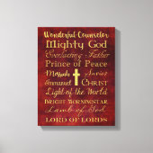 Namen Jesu überwölbte Leinwand drucksvoll (Vorderseite)