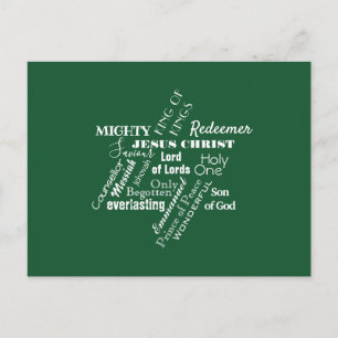 Namen Jesu Weihnachts Postkarte