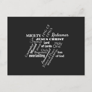 Namen Jesu Weihnachts Postkarte