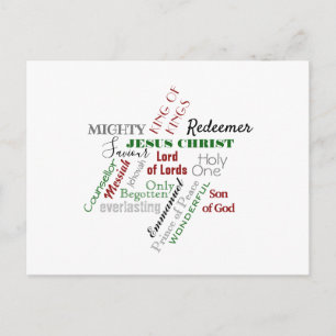 Namen Jesu Weihnachts Postkarte