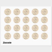 Namen Monogram Bride Groom Wedding Gift Stickers (Blatt)