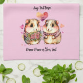 Namen Namen hinzufügen Ändern ALLE Guinea Pigmentf Geschirrtuch (Gefaltet)