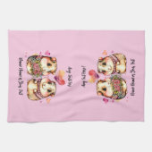 Namen Namen hinzufügen Ändern ALLE Guinea Pigmentf Geschirrtuch (Horizontal)