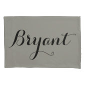 Namen oder Initialen von Personenkissen Kissenbezug (Vorderseite-Links)