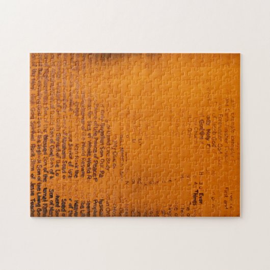 "Namen-" Puzzlespiel Puzzle (Horizontal)