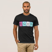 Namen-Shirt der periodischen Tabelle des Lehrers T-Shirt (Vorne ganz)