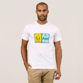 Namen-Shirt periodischer Tabelle Liam T-Shirt (Vorne ganz)
