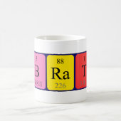 Namen-Tasse der periodischen Tabelle der Kaffeetasse (Mittel)