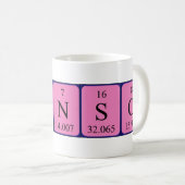 Namen-Tasse periodischer Tabelle Alonso Kaffeetasse (VorderseiteRechts)