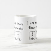 Namen-Tasse periodischer Tabelle Bert Kaffeetasse (Mittel)