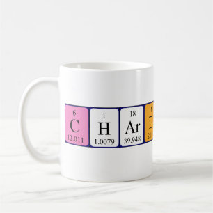 Namen-Tasse periodischer Tabelle Chardonnays Kaffeetasse