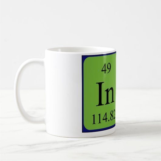Namen-Tasse periodischer Tabelle Inge Kaffeetasse (Links)