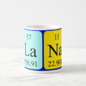 Namen-Tasse periodischer Tabelle Lana Kaffeetasse (Mittel)